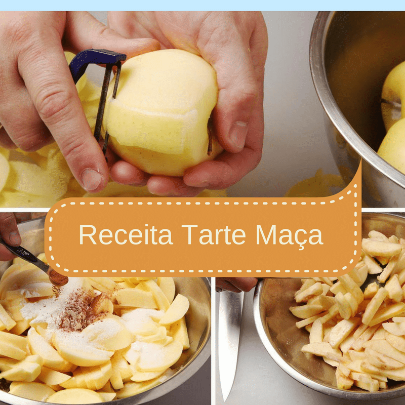 Receita de Tarte de Maça Rápida Receita de Tarte de Maça Rápida Receita Tarte Maça
