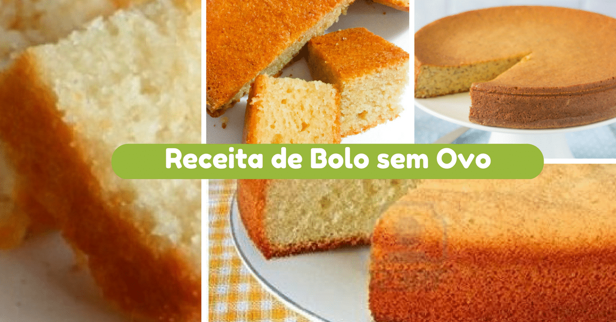 Receita de Bolo sem ovo