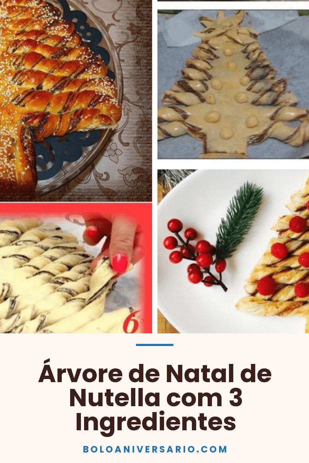 Árvore de Natal de Nutella com 3 Ingredientes