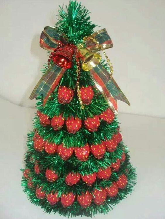DIY Árvores De Natal Feitas Com Doces