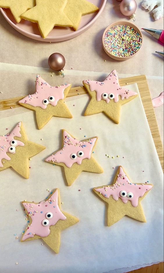 biscoitos de natal em forma de estrela receita 3