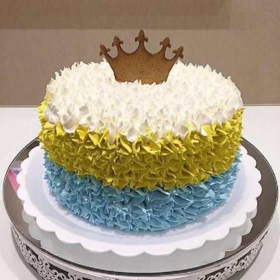 bolo amarelo azul 1