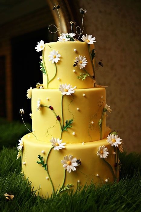 bolo amarelo casamento 6