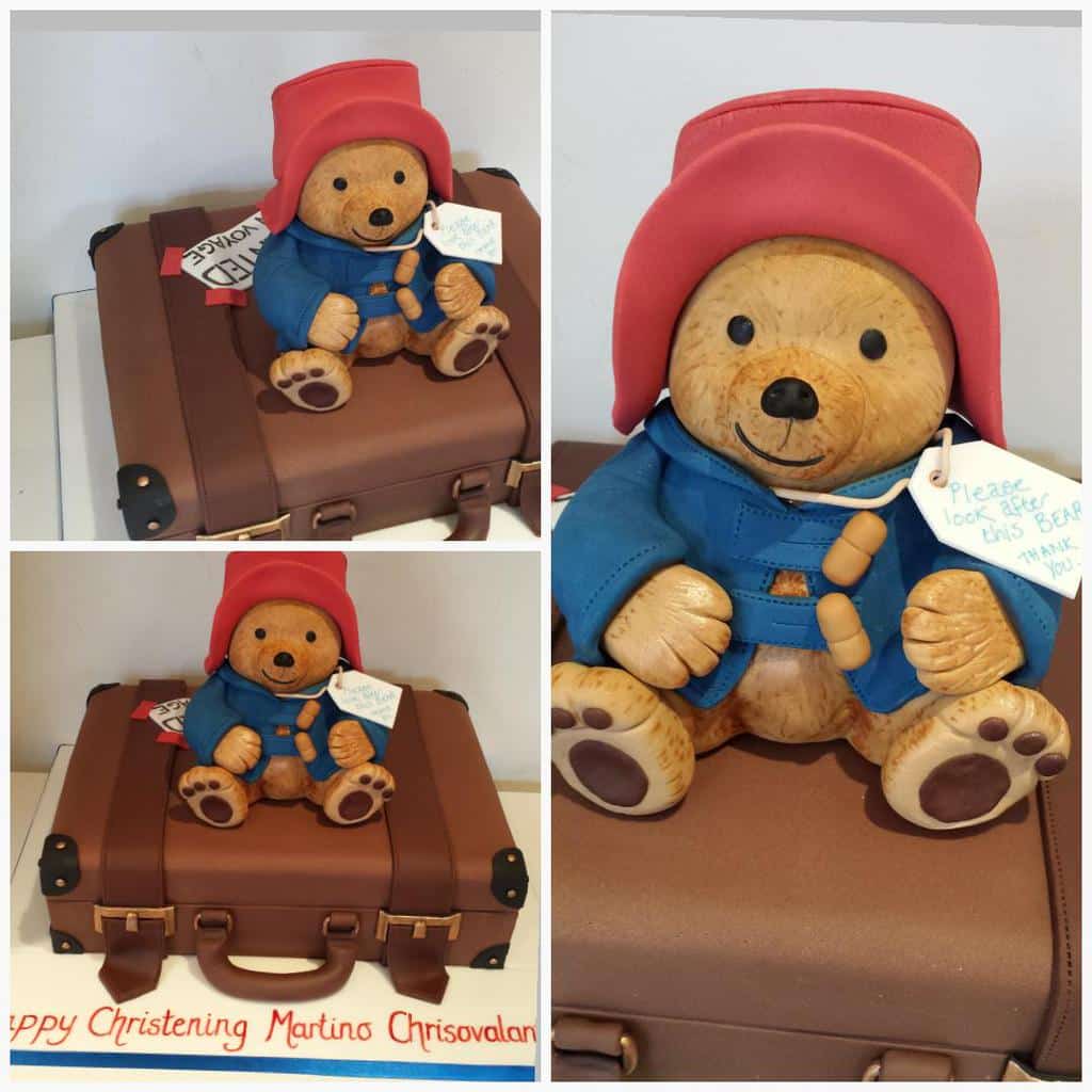 bolo aniversário Urso Paddington
