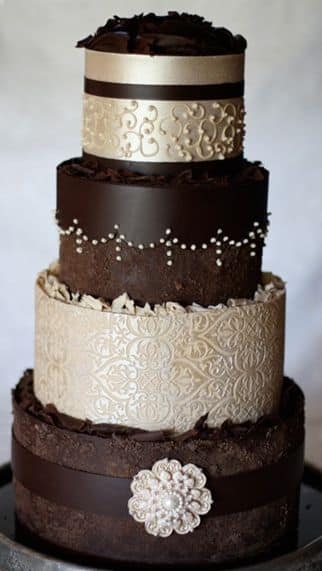 bolo casamento chocolate 4