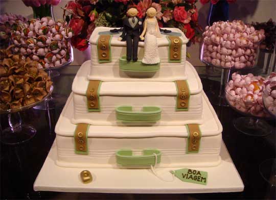 bolo de casamento original