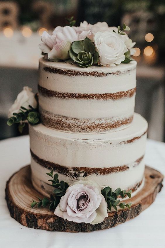 bolo de casamento rustico dois andares