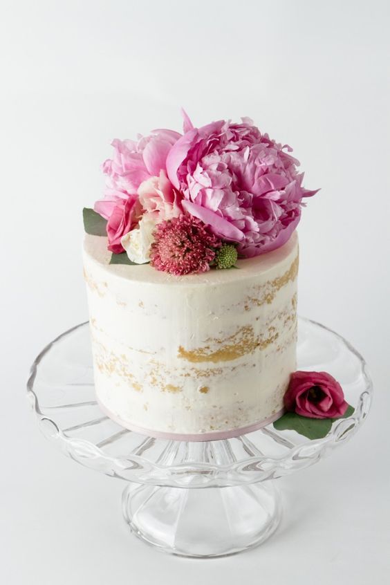 bolo de casamento rustico simples 1