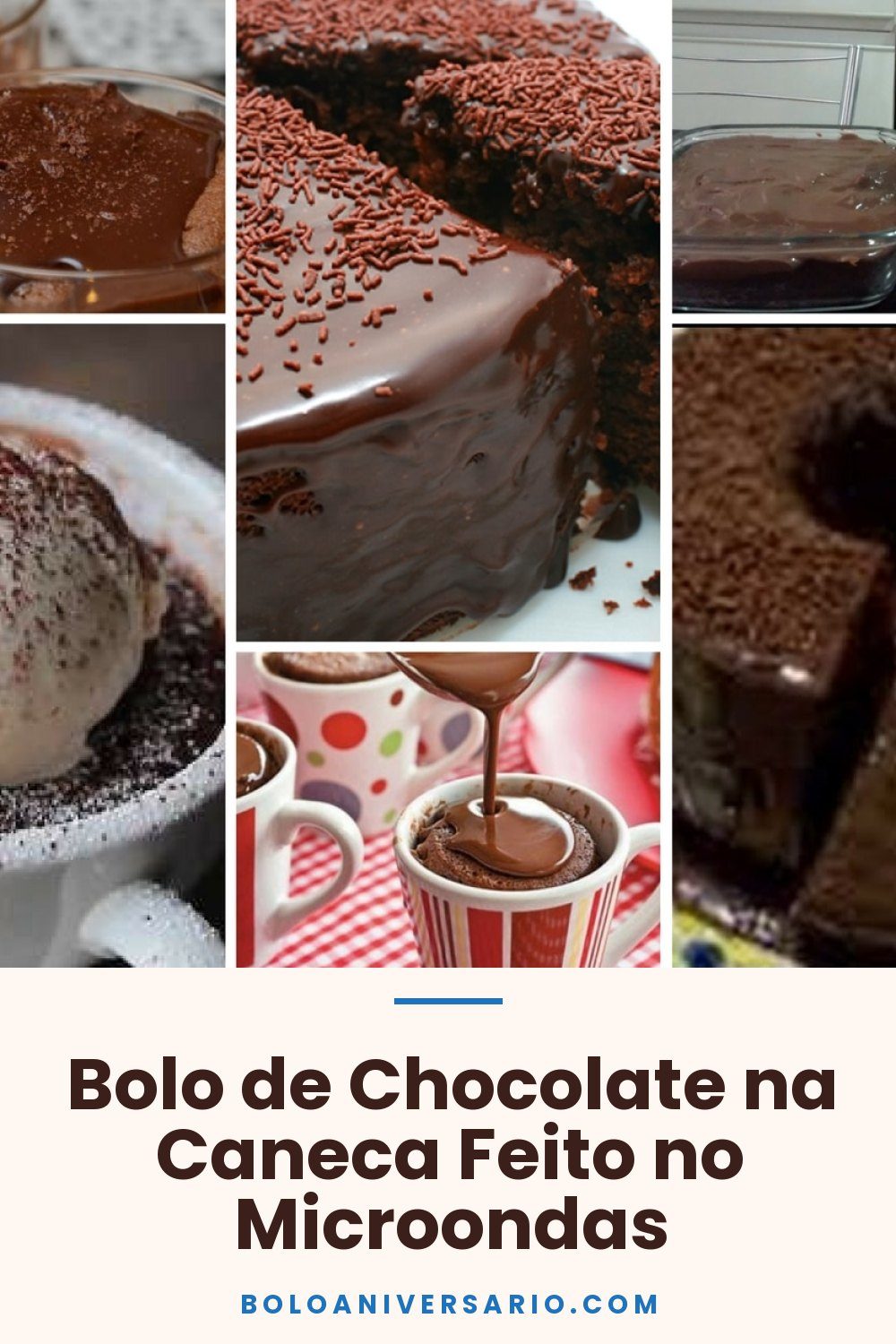 Bolo de Chocolate na Caneca Feito no Microondas