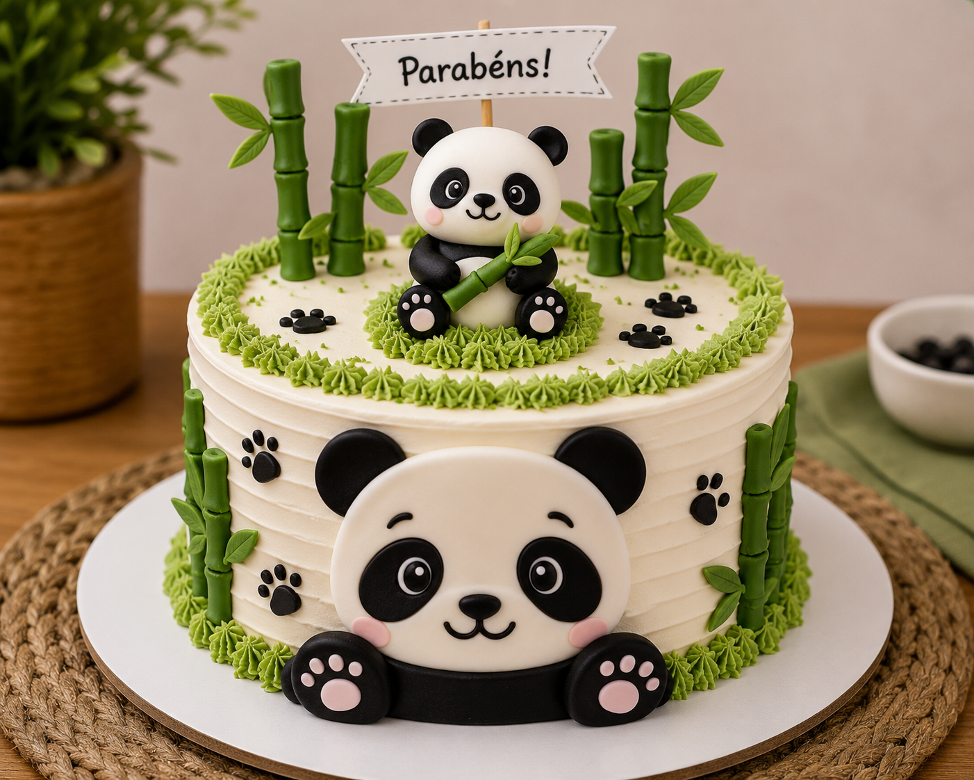 Bolo decorado com o tema Panda: ideias criativas, dicas de decoração e inspirações encantadoras Bolo decorado com o tema Panda: ideias criativas, dicas de decoração e inspirações encantadoras bolo decorado com o tema panda 3