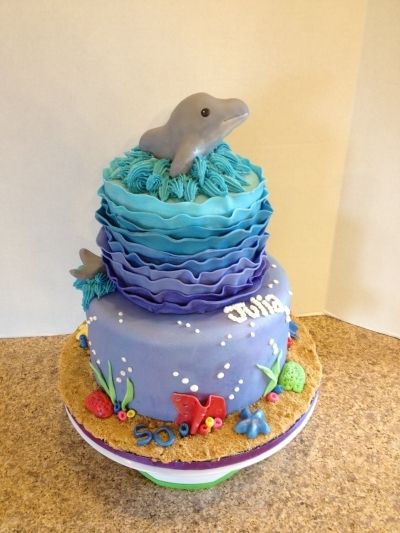 bolo decorado golfinho 7