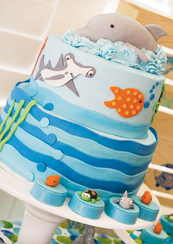 bolo decorado golfinho 8