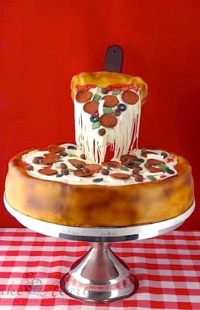 bolo decorado pizza 3