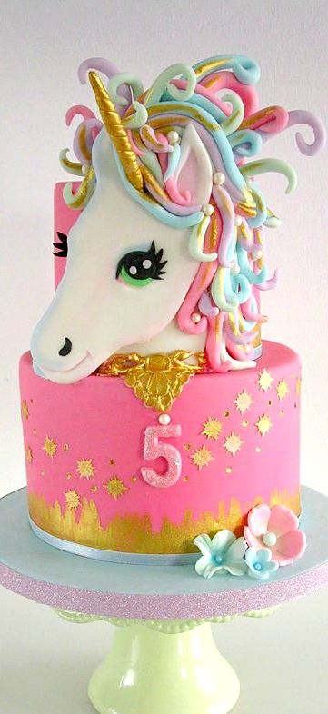 bolo decorado unicornio 6