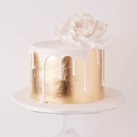 bolo dourado branco 1