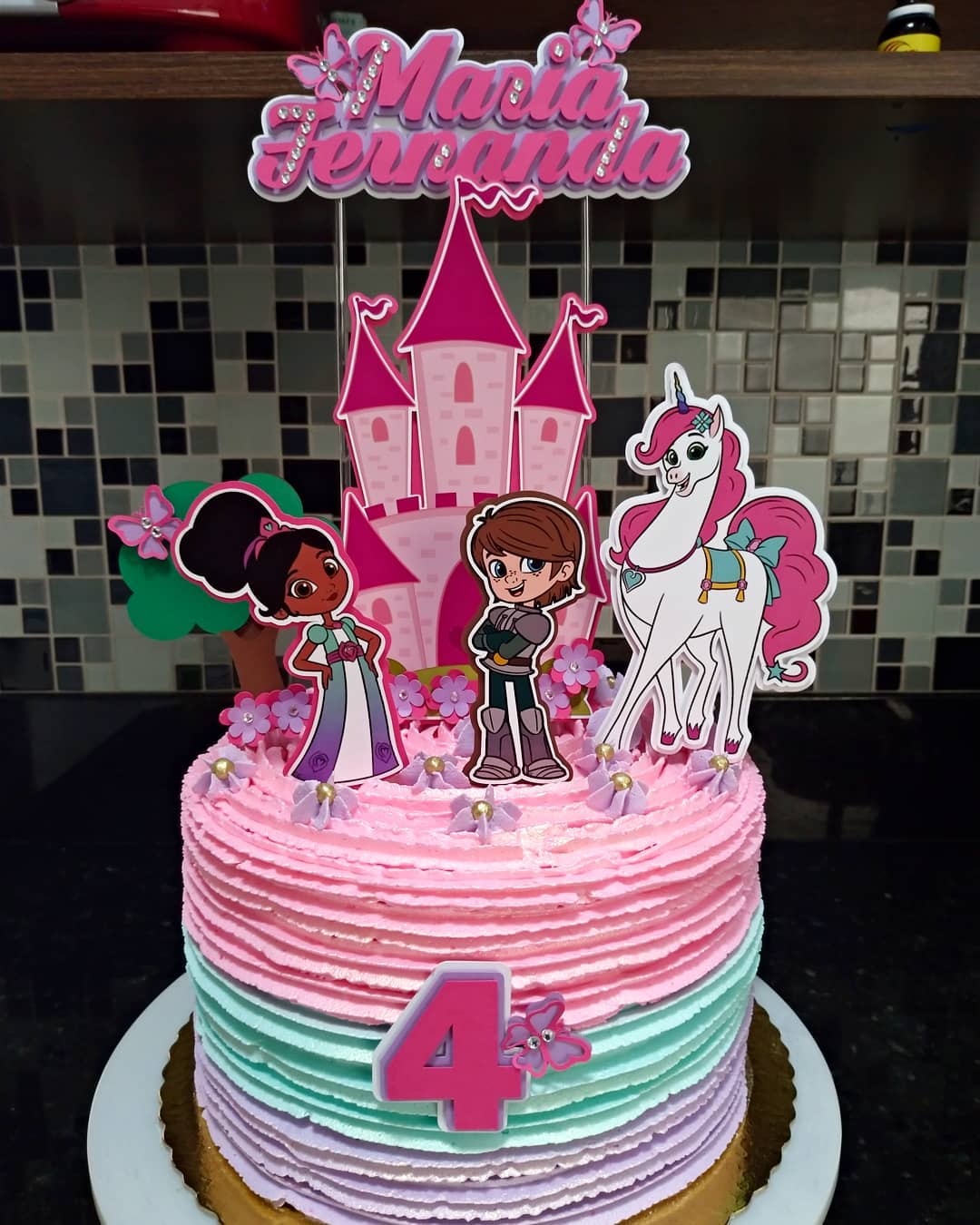 bolo festa princesa nella rosa