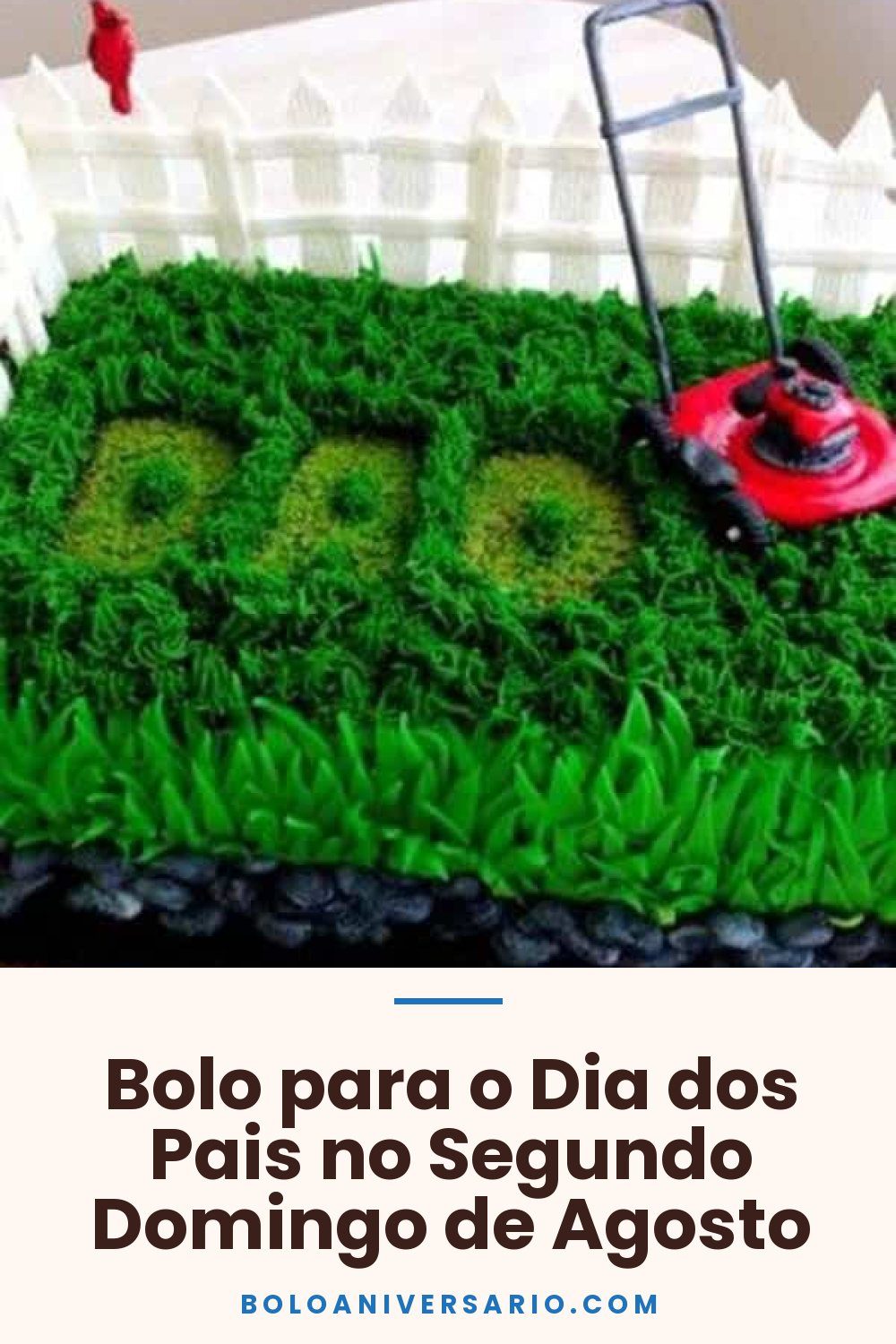 Bolo para o Dia dos Pais no Segundo Domingo de Agosto