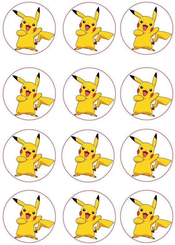 bolo pikachu toppers