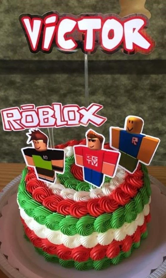 Bolos Roblox- O Tema Preferido Dos Mais Pequenos