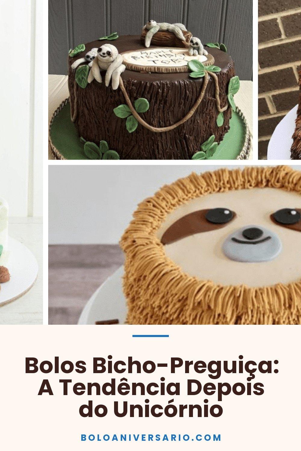 Bolos Bicho-Preguiça: A Tendência Depois do Unicórnio