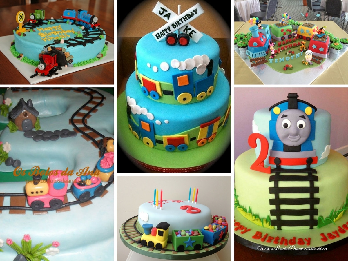 bolos decorados comboios