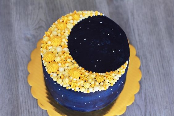 bolos decorados da lua 1
