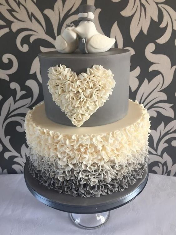 bolos decorados de bodas de prata 1