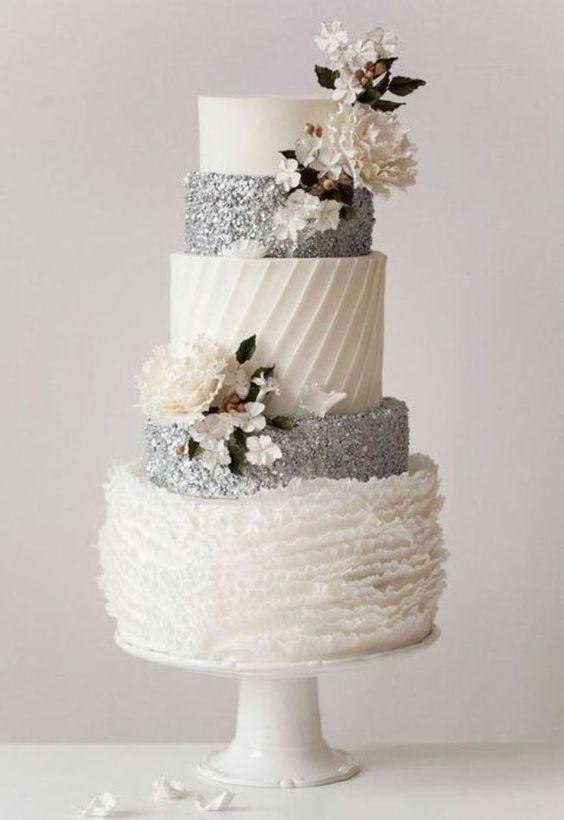 bolos decorados de bodas de prata 6