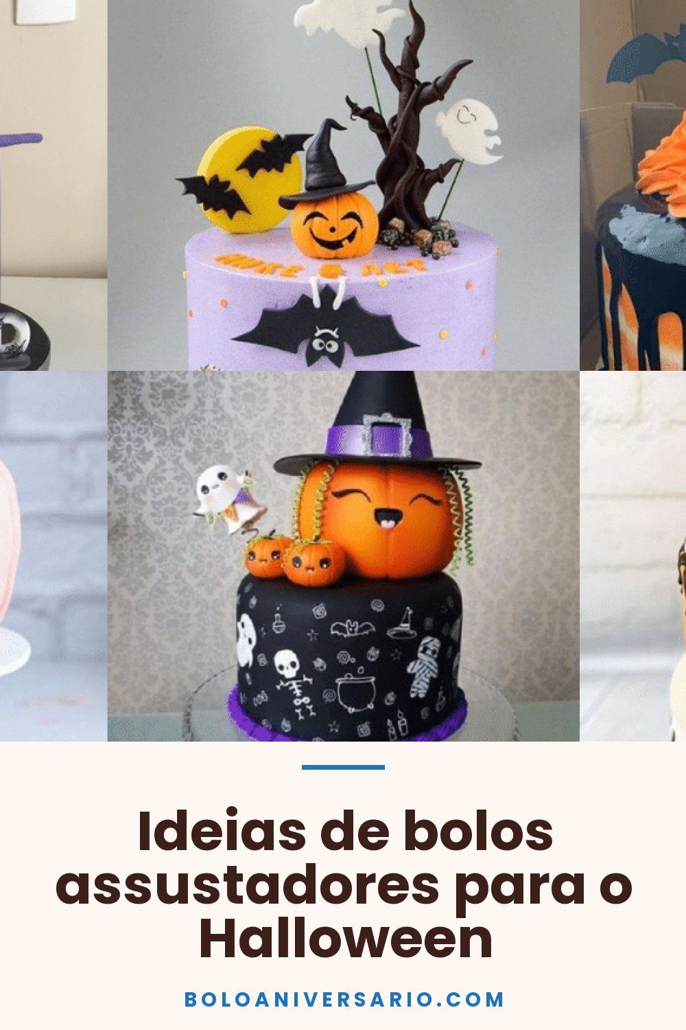 Ideias de bolos assustadores para o Halloween