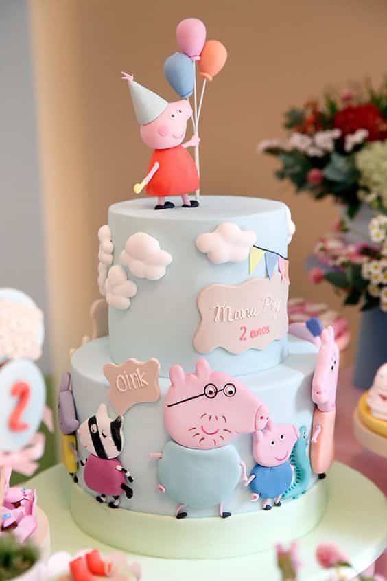 Bolos Decorados Peppa Pig Ideias Lindas Para Se Inspirar