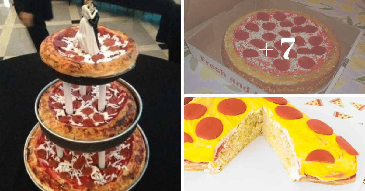 bolos decorados pizza