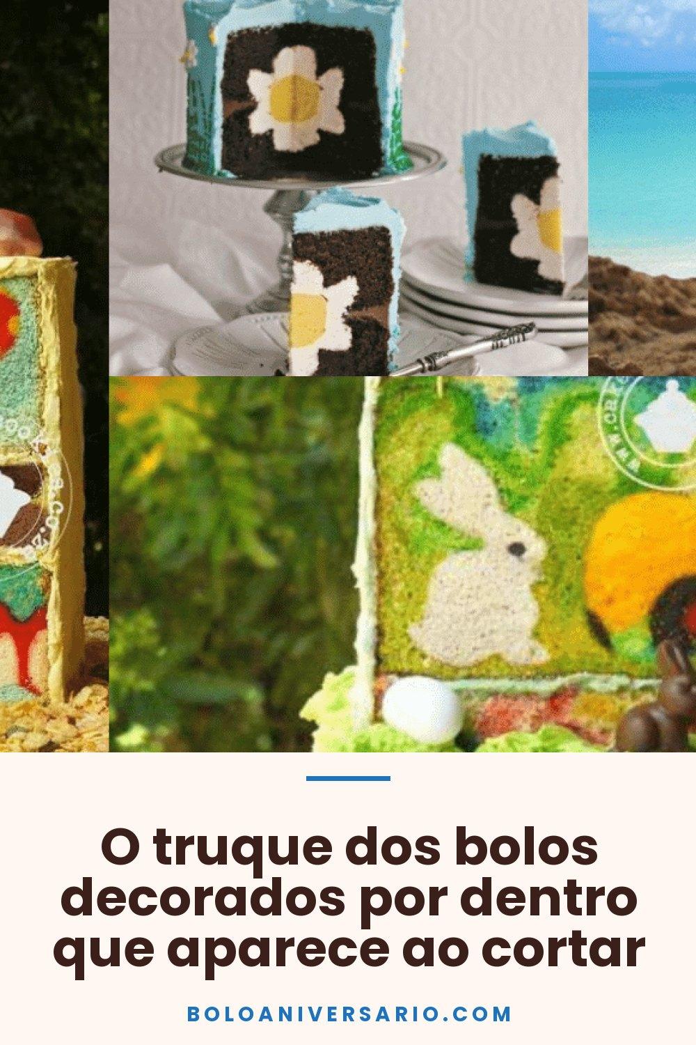 O truque dos bolos decorados por dentro que aparece ao cortar