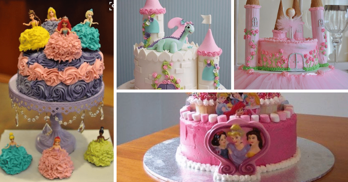 bolos decorados princesa