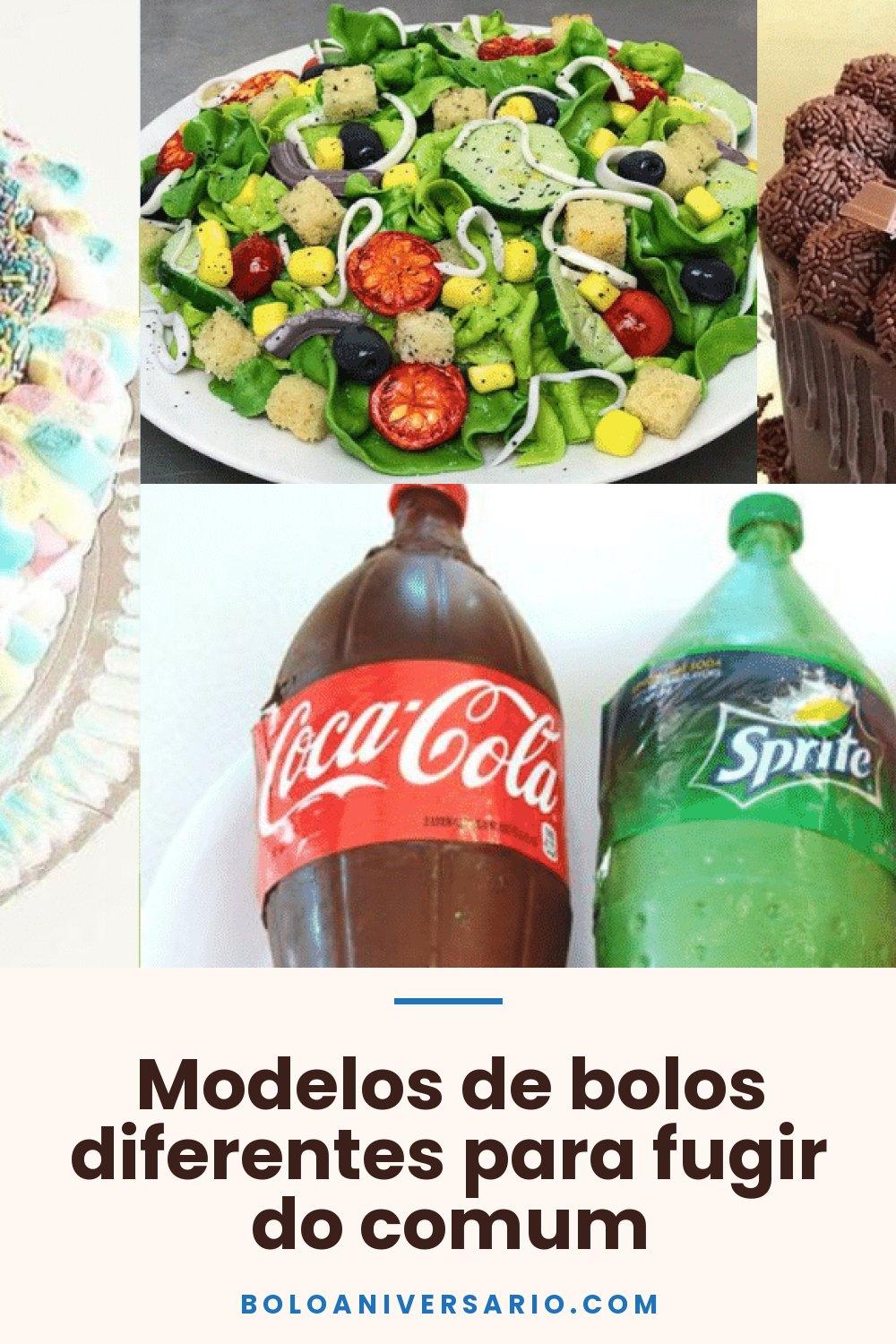 Modelos de bolos diferentes para fugir do comum