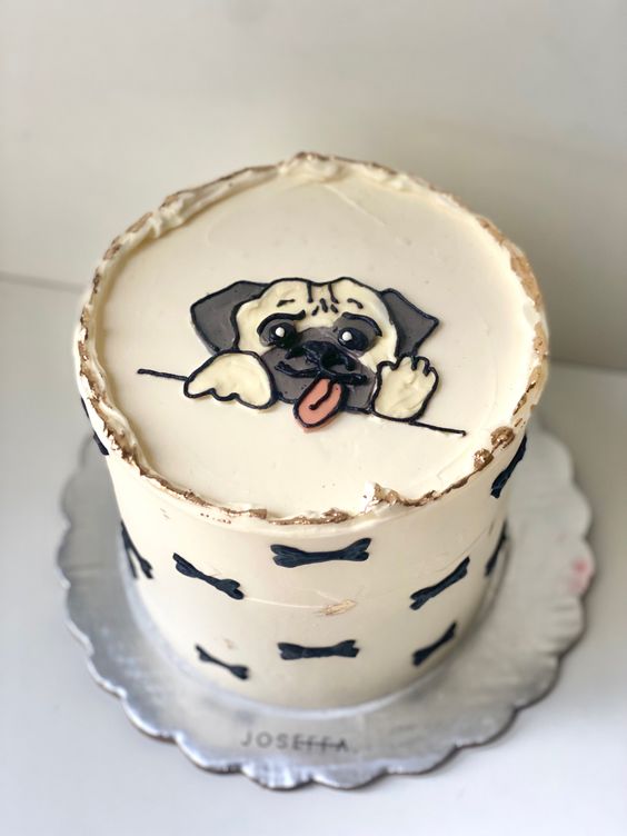 bolos inspirados no cachorro pug festa canina 2
