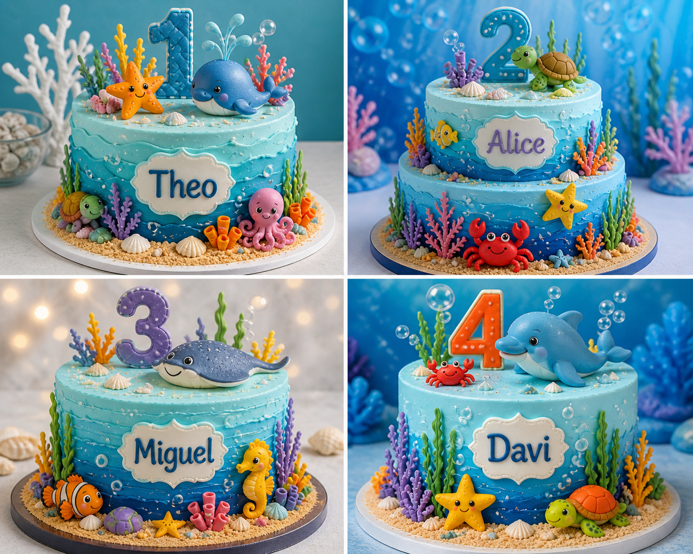 Bolos Lindos Inspirados no Fundo do Mar: Ideias Encantadoras para Festas Infantis Bolos Lindos Inspirados no Fundo do Mar: Ideias Encantadoras para Festas Infantis bolos lindos inspirados no fundo do mar 6