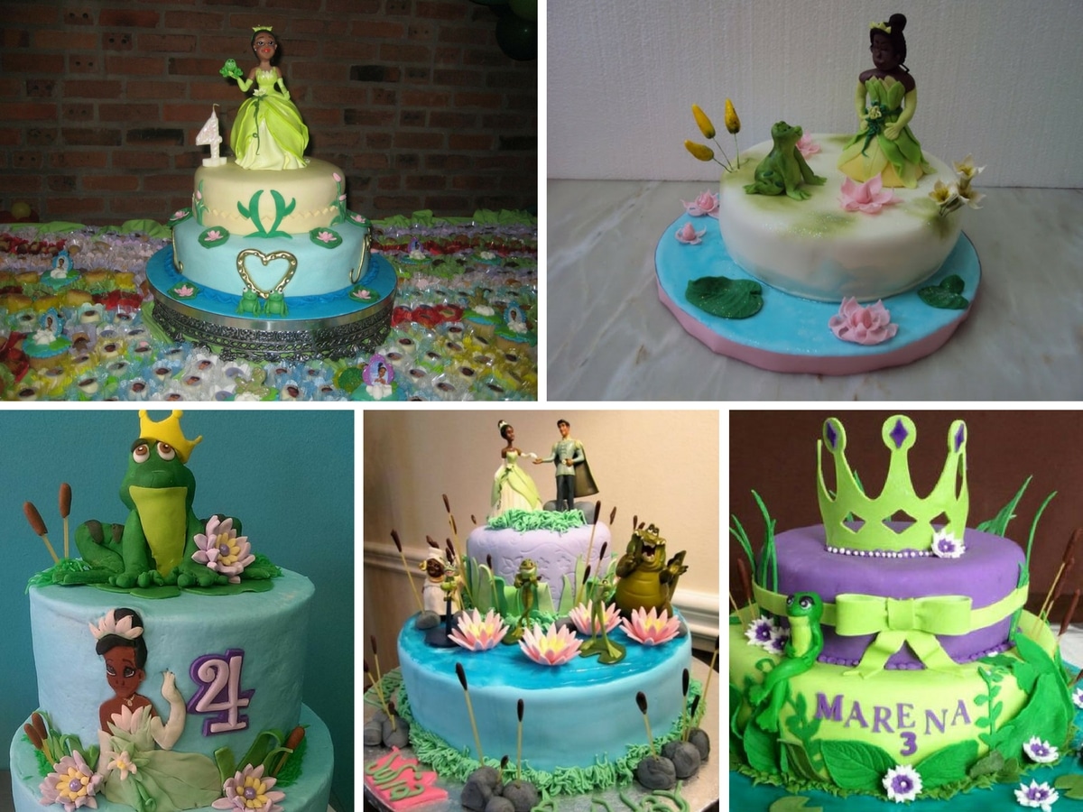 BOLO DECORADO PRINCESA TIANA - AULA DE CONFEITARIA 