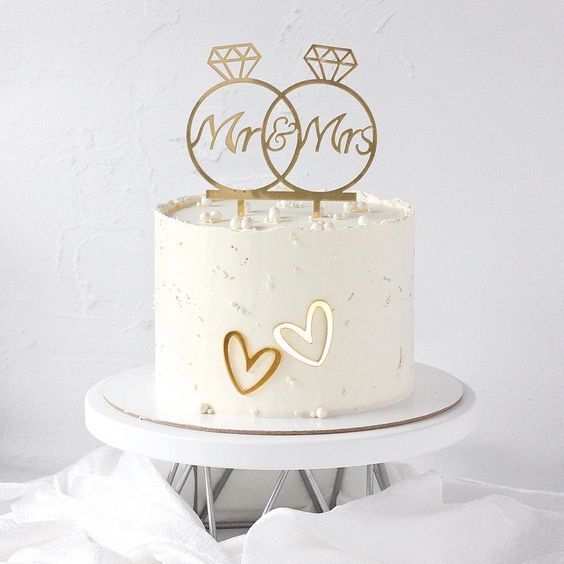 bolos simples casamento civil 7