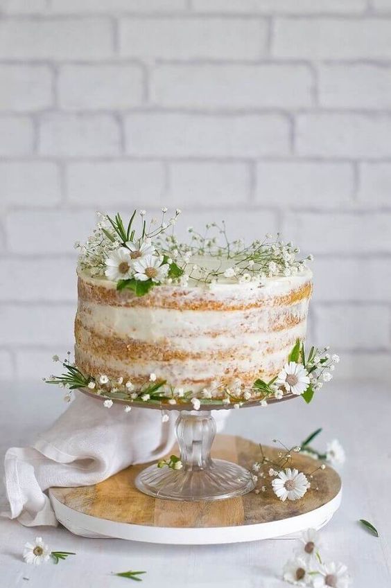 bolos simples casamento civil