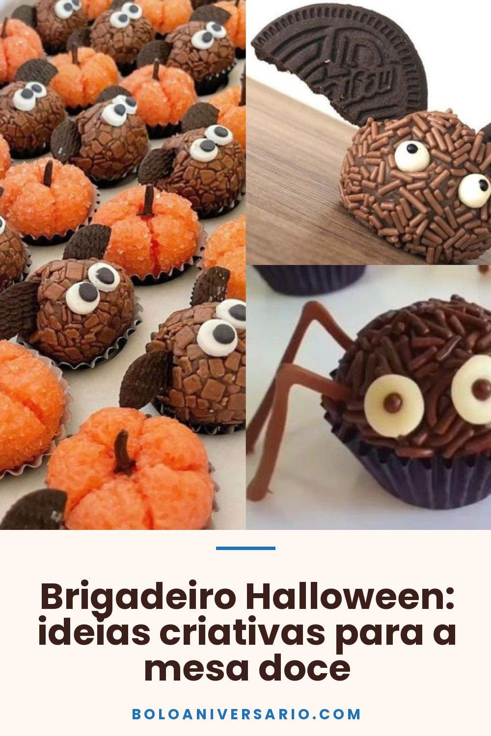 Brigadeiro Halloween: ideias criativas para a mesa doce