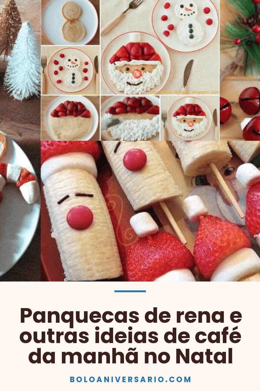 Panquecas de rena e outras ideias de café da manhã no Natal