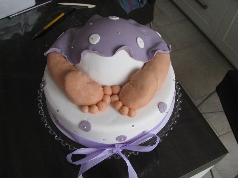 cha de bebe bolo decorado