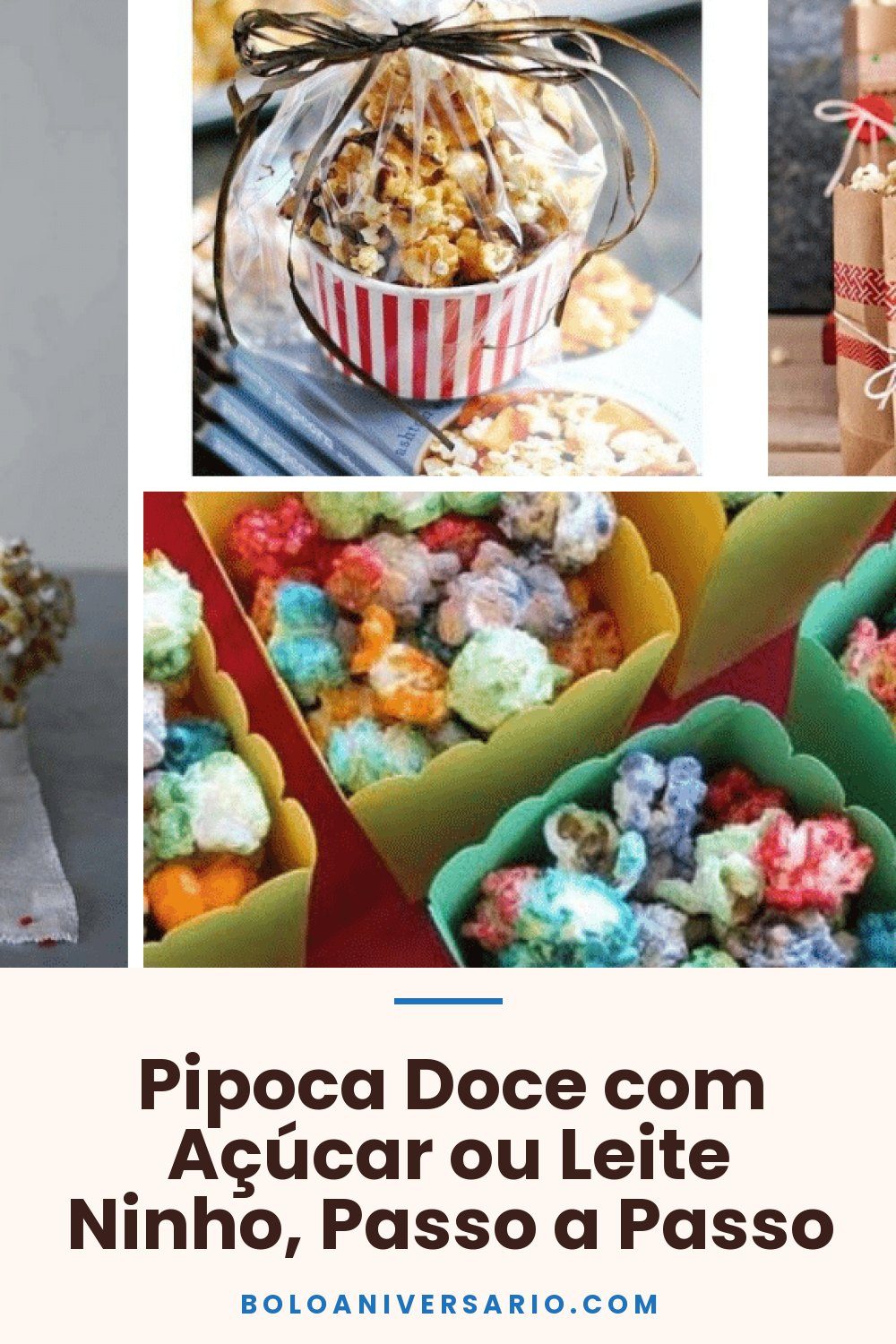 Pipoca Doce com Açúcar ou Leite Ninho, Passo a Passo