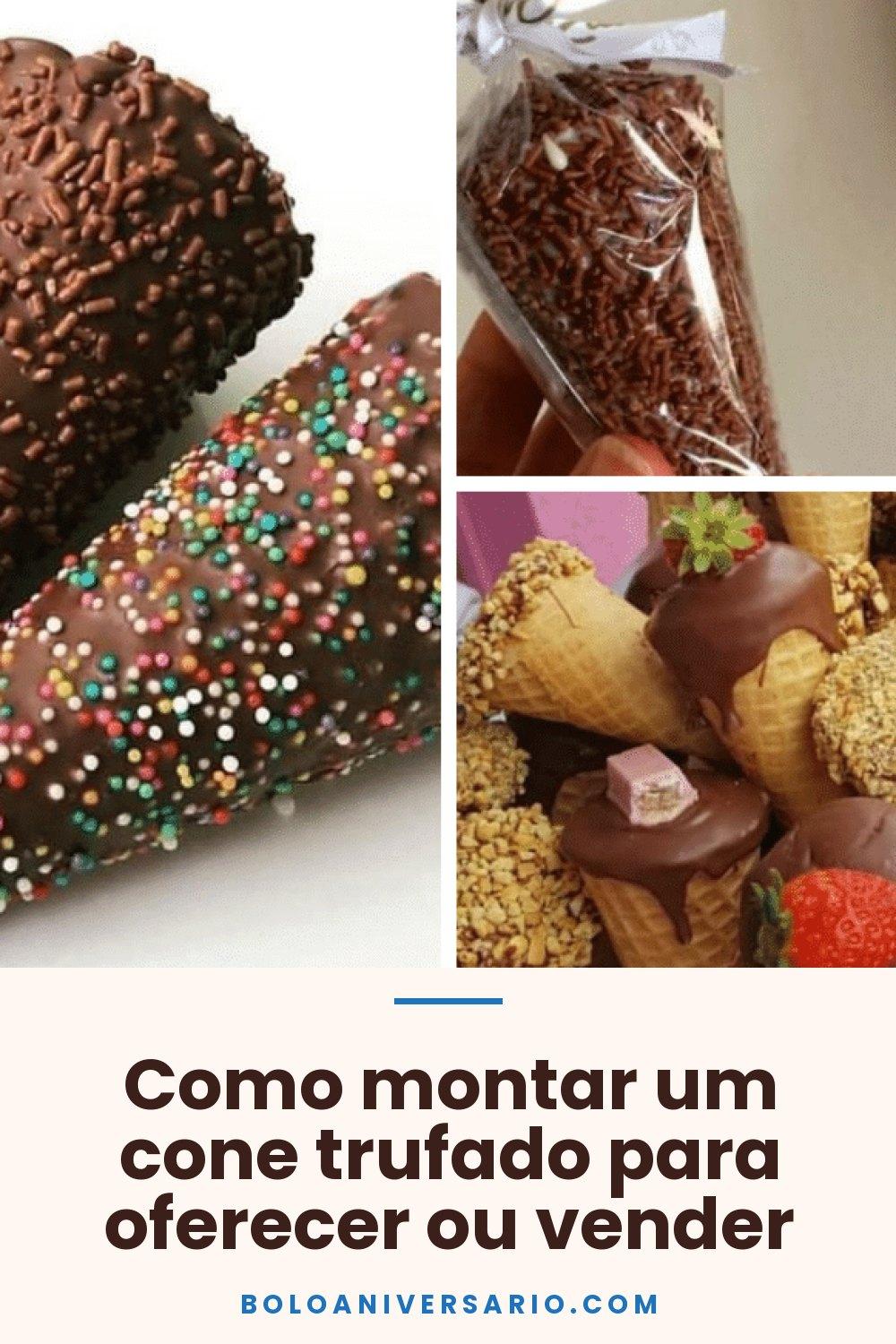 Como montar um cone trufado para oferecer ou vender