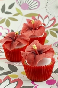 cupcake vermelho
