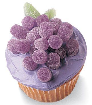 cupcakes frutas uva