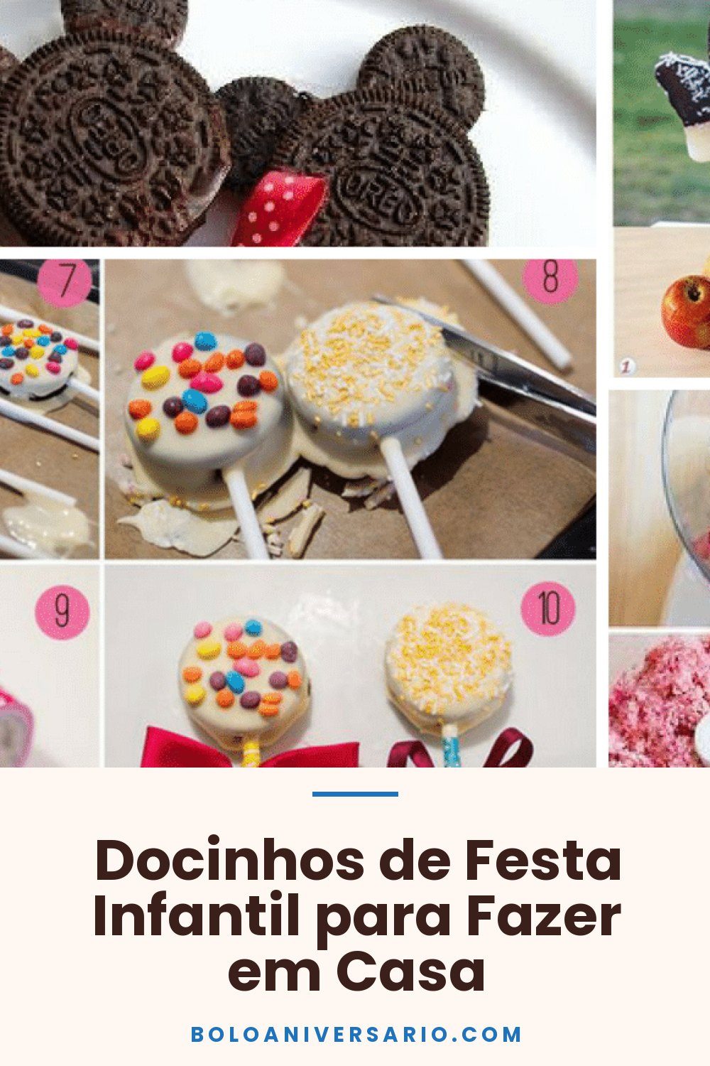 Docinhos de Festa Infantil para Fazer em Casa