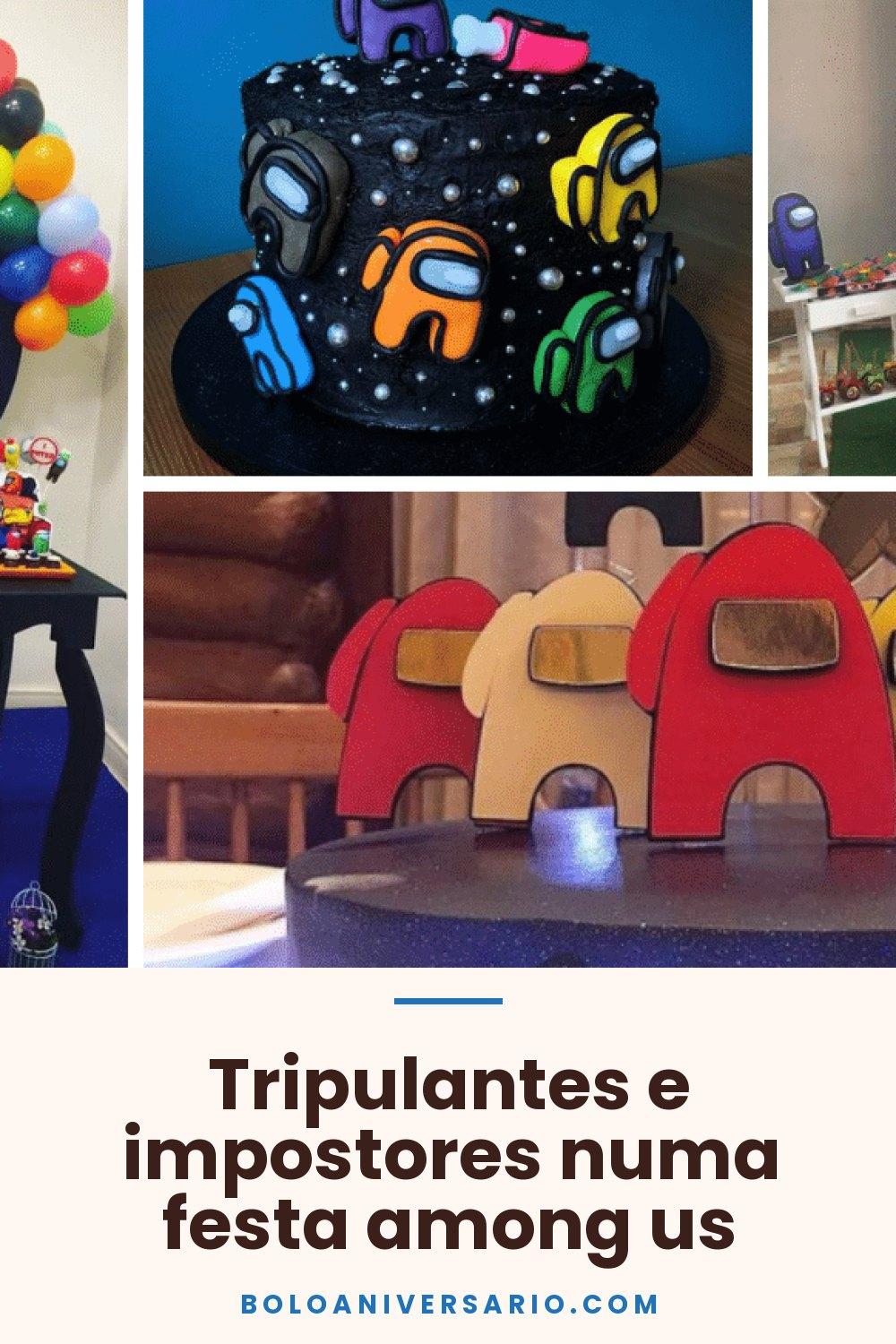 Tripulantes e impostores numa festa among us