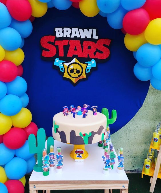 festa brawl stars decoracao 2