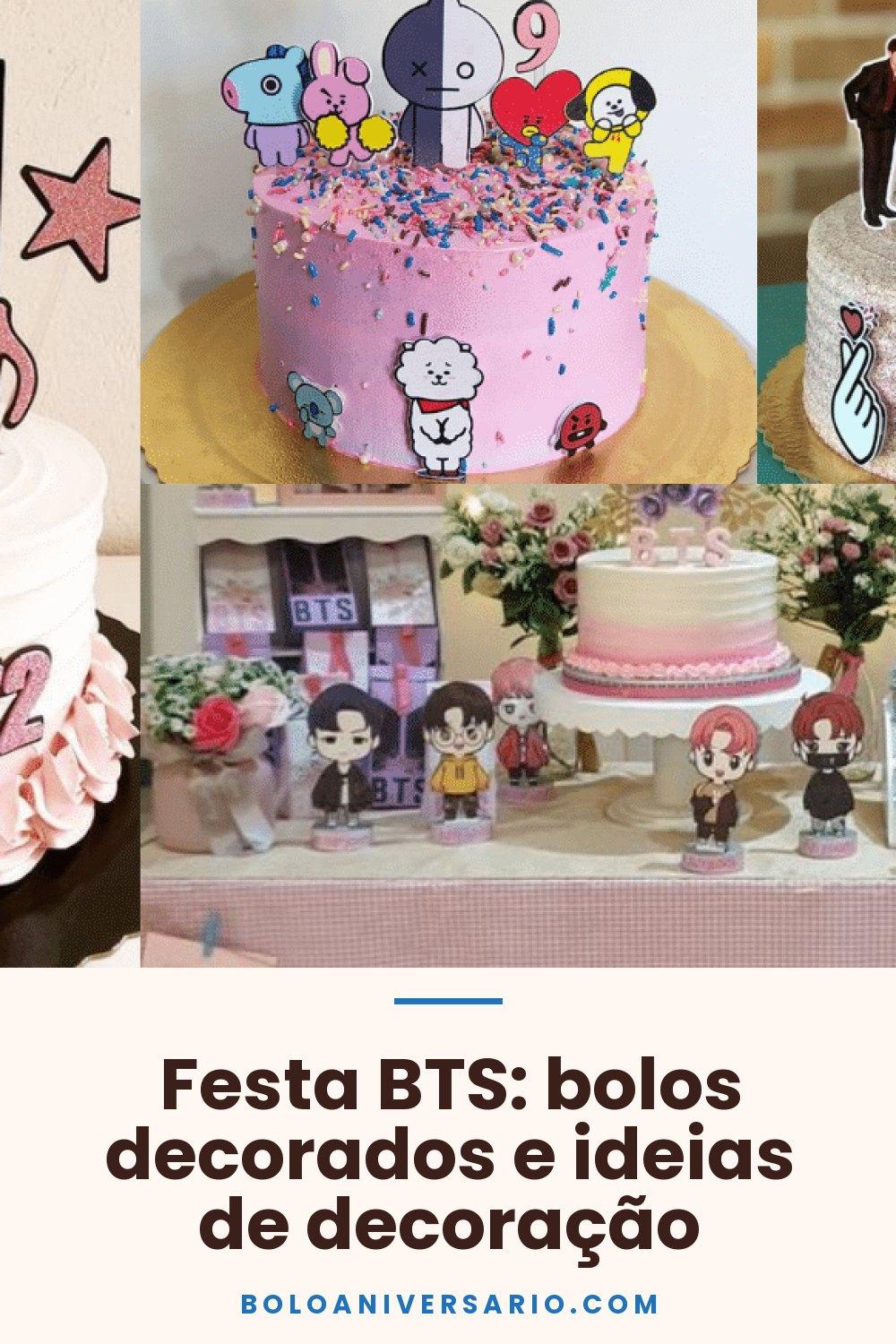 Festa BTS: bolos decorados e ideias de decoração